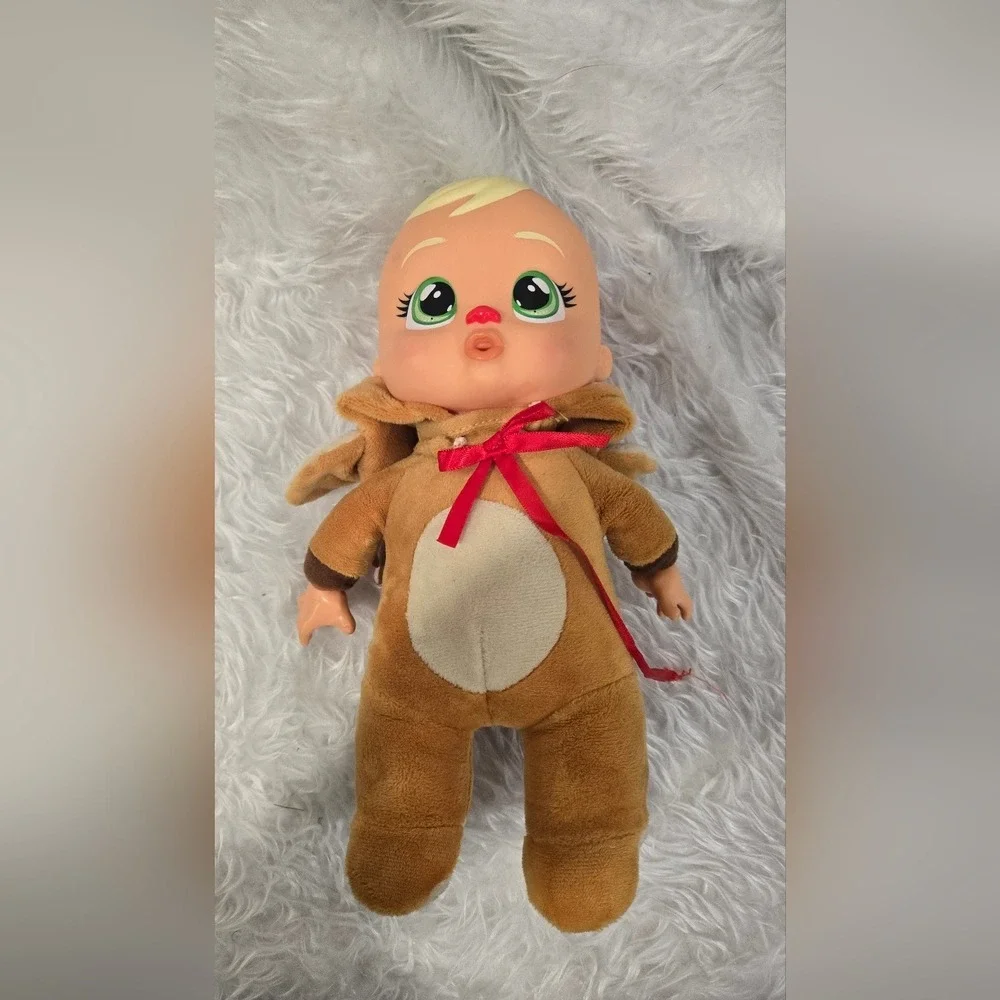 Cry Babies Coney‎ Reindeer Plush Doll Crying Interactive Toy Interactive